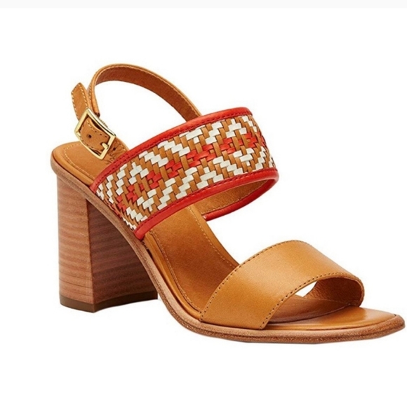 FINAL PRICE Frye Amy Woven Leather Sandal - Picture 2 of 8